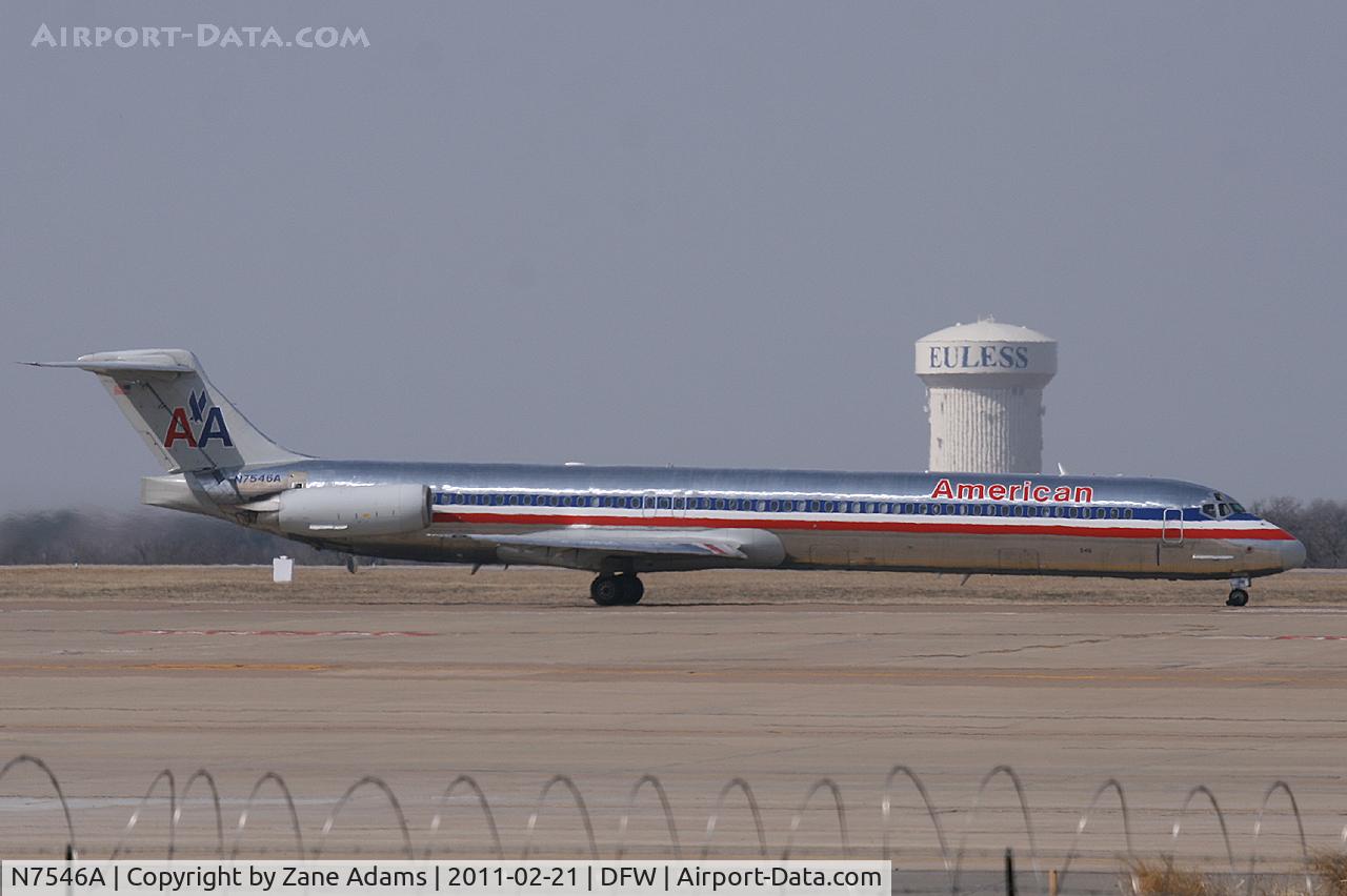 N7546A, 1990 McDonnell Douglas MD-82 (DC-9-82) C/N 53028, American Airlines at DFW Airport