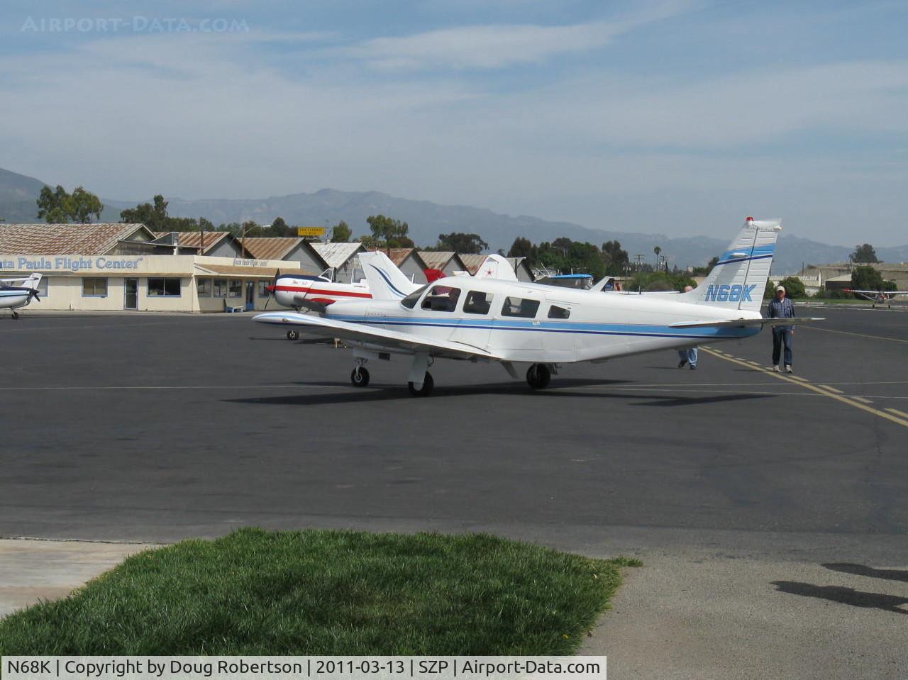 N68K, 1976 Piper PA-32R-300 Cherokee Lance C/N 32R-7680227, 1976 Piper PA-32R-300 LANCE, Lycoming IO-540-K1G5D 300 Hp, taxi