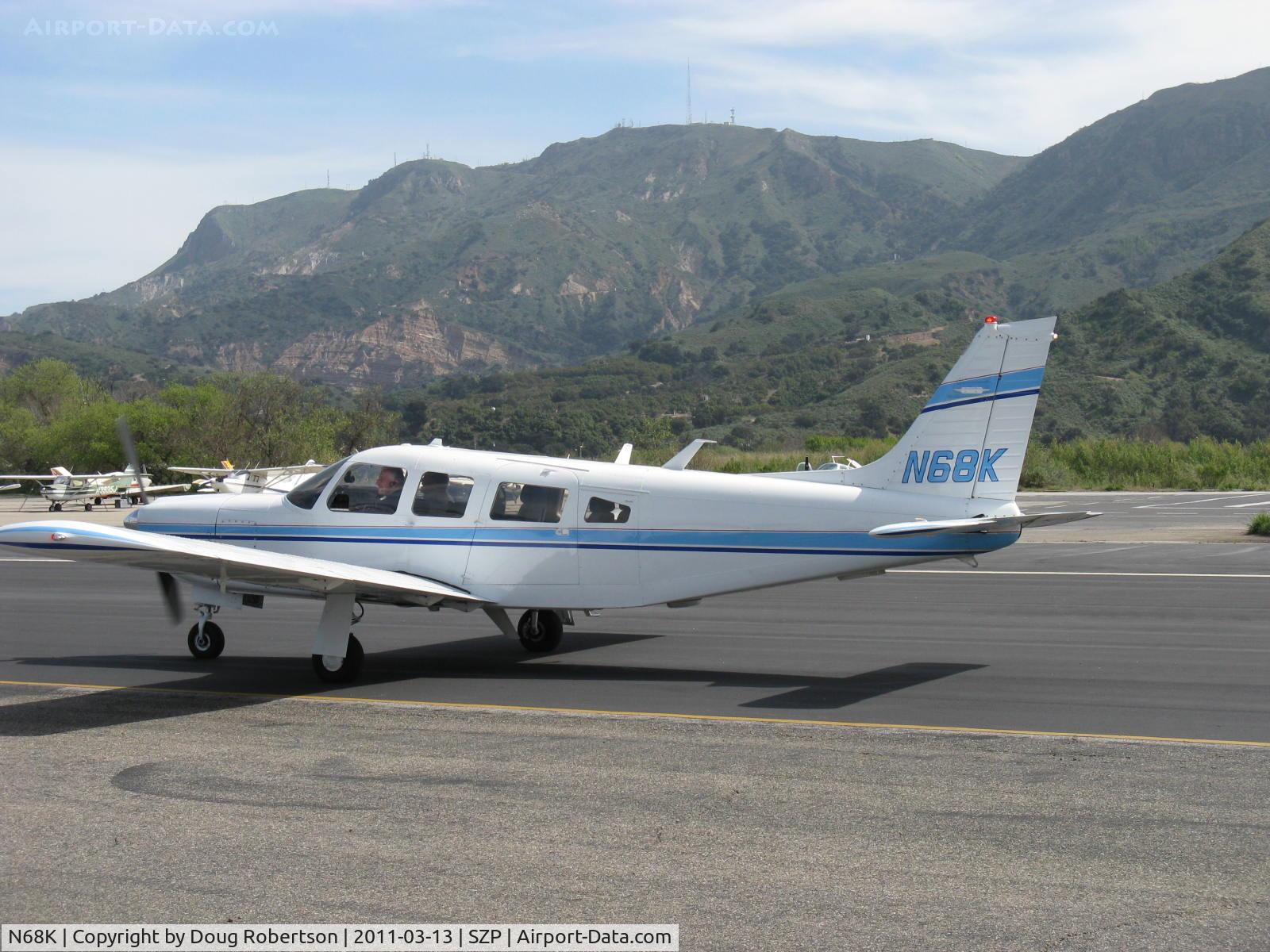N68K, 1976 Piper PA-32R-300 Cherokee Lance C/N 32R-7680227, 1976 Piper PA-32R-300 LANCE, Lycoming IO-540-K1G5D 300 Hp, taxi