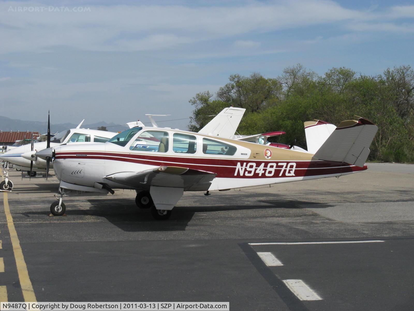 N9487Q, 1972 Beech V35B Bonanza C/N D-9333, 1972 Beech V35B BONANZA, Continental IO-520-B 285 Hp