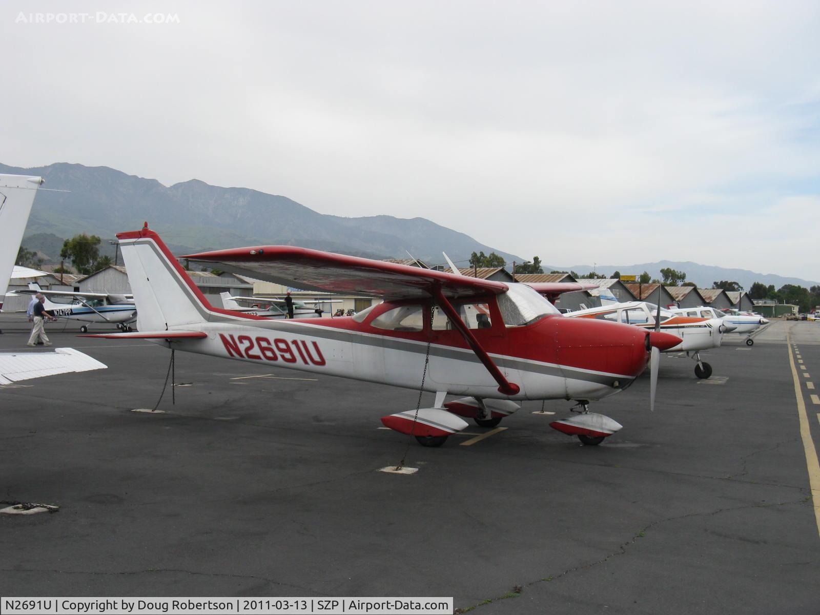 N2691U, 1963 Cessna 172D C/N 17250291, 1963 Cessna 172D SKYHAWK, Continental O-300 145 Hp