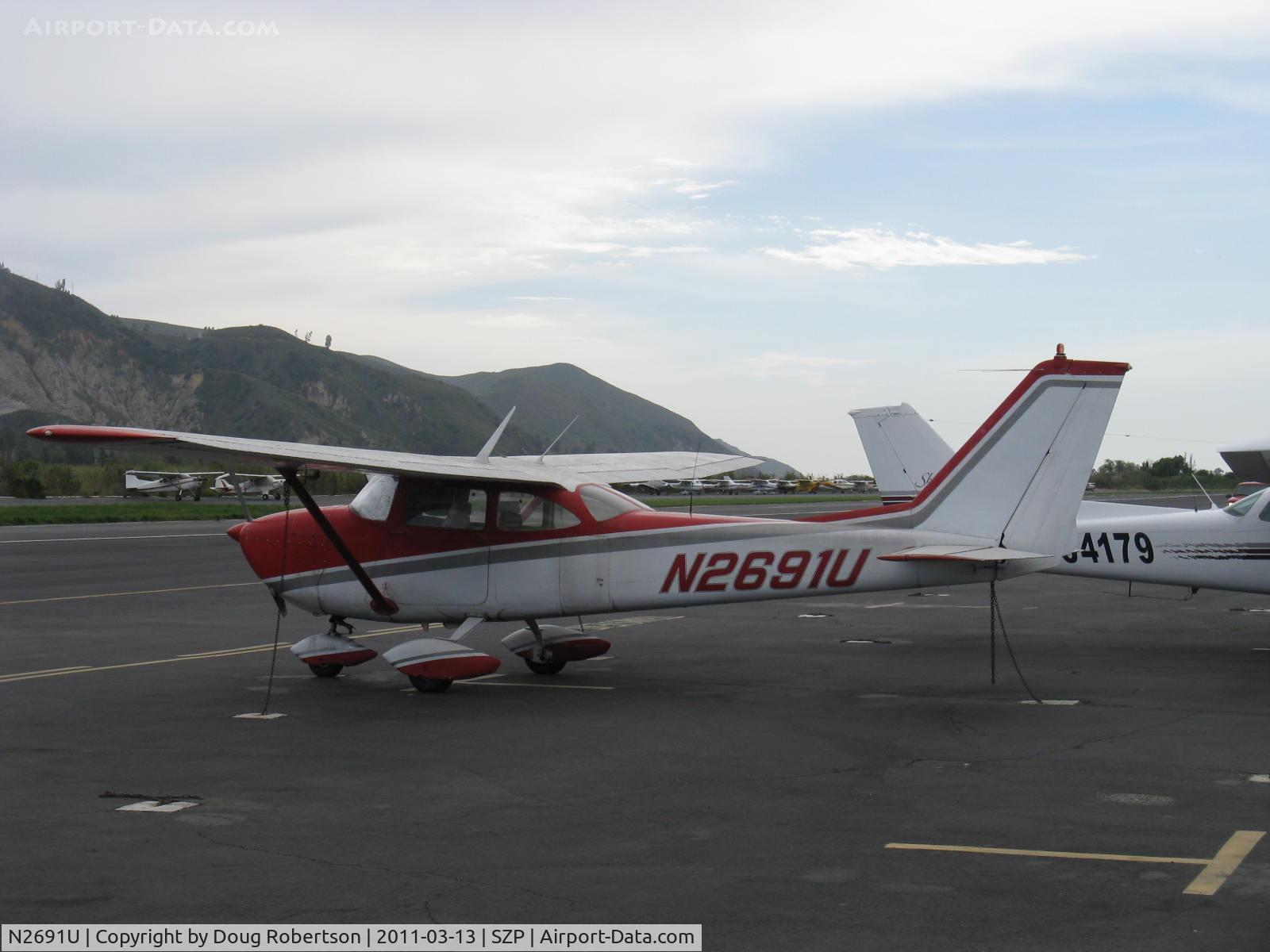 N2691U, 1963 Cessna 172D C/N 17250291, 1963 Cessna 172D SKYHAWK, Continental O-300 145 Hp