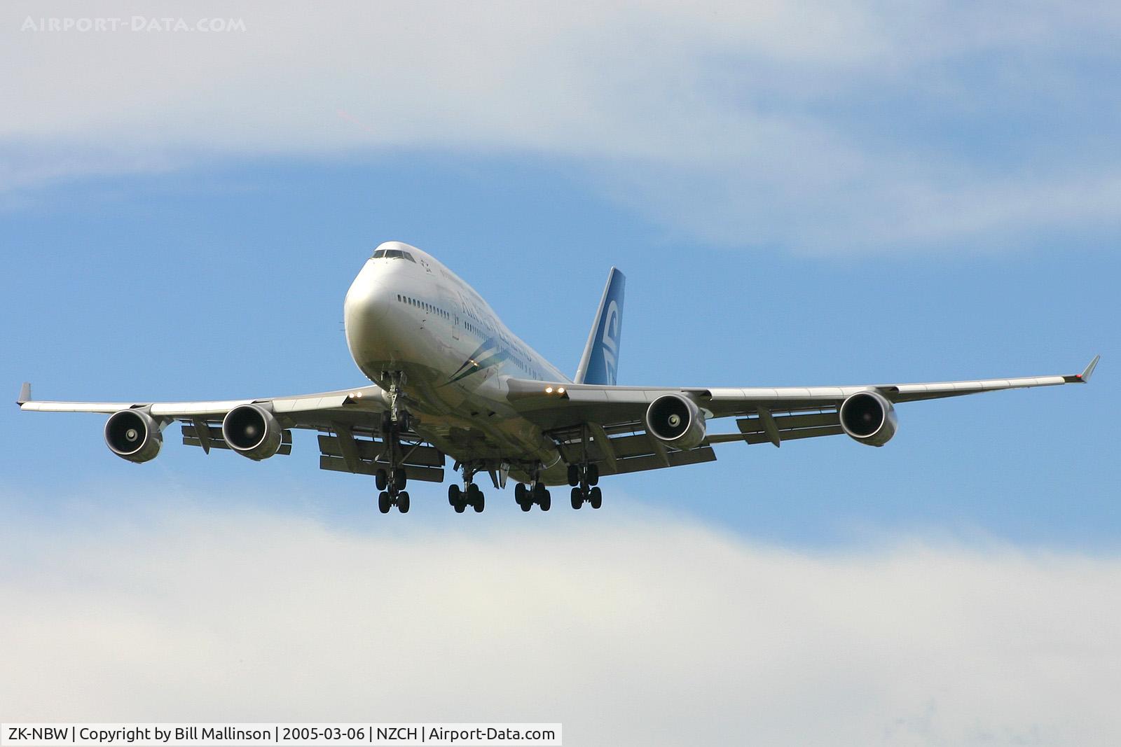 ZK-NBW, 1999 Boeing 747-419BDS(F) C/N 29375, from NRT as NZ90,  Now replaced by 772's