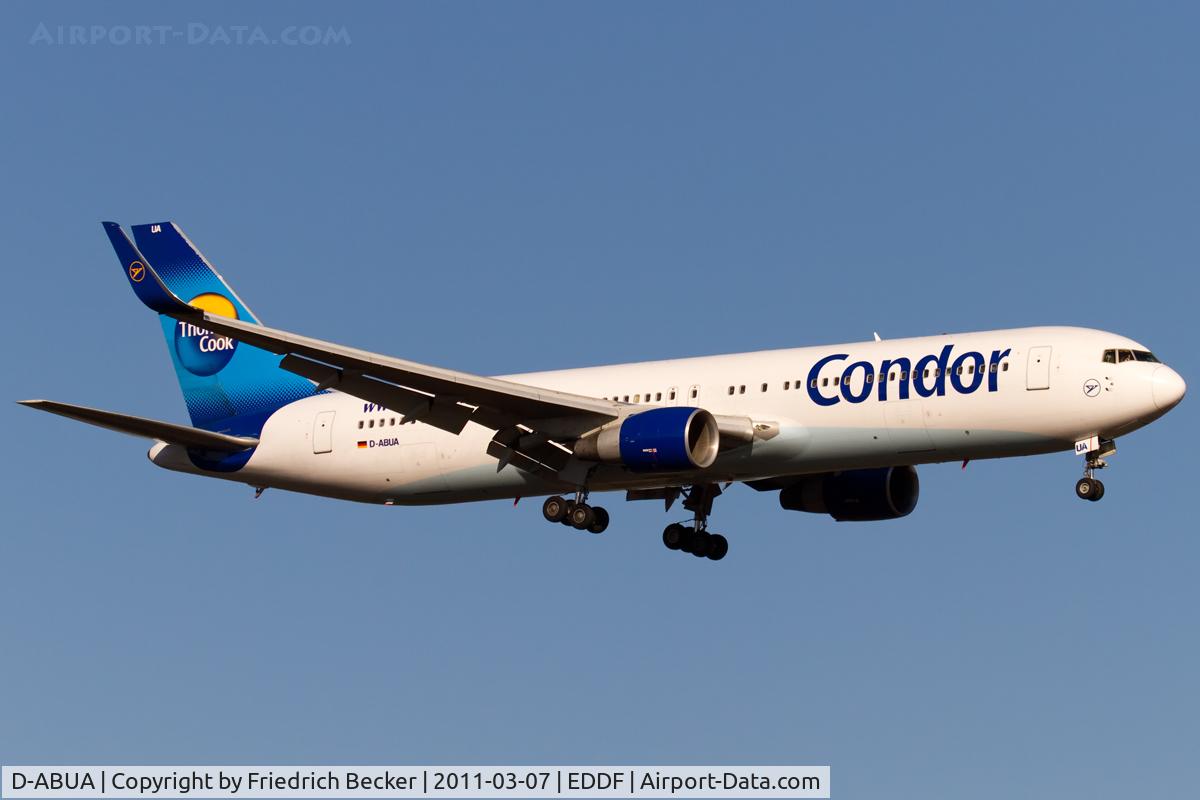 D-ABUA, 1992 Boeing 767-330/ER C/N 26991, on final
