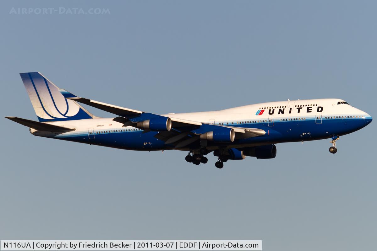 N116UA, 1998 Boeing 747-422 C/N 26908, on final