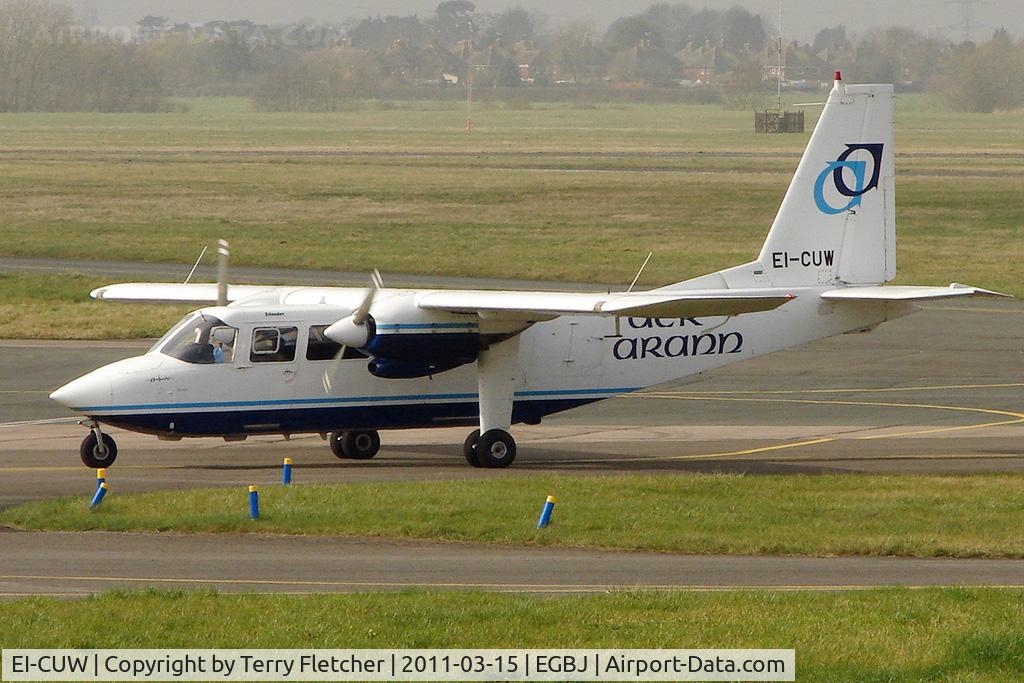EI-CUW, 1998 Britten-Norman BN-2B-26 Islander C/N 2293, Aer Arran's Pilatus Britten -, Norman Ltd BN2B-26 ISLANDER, c/n: 2293 bringing in Racegoers