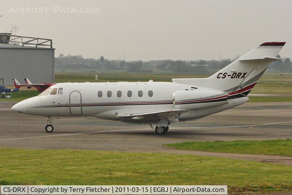 CS-DRX, 2007 Raytheon Hawker 800XP C/N 258834, Netjets 125 at Staverton