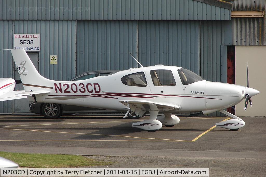 N203CD, 2004 Cirrus SR20 G2 C/N 1451, 2004 Cirrus Design Corp SR20, c/n: 1451 at Staverton