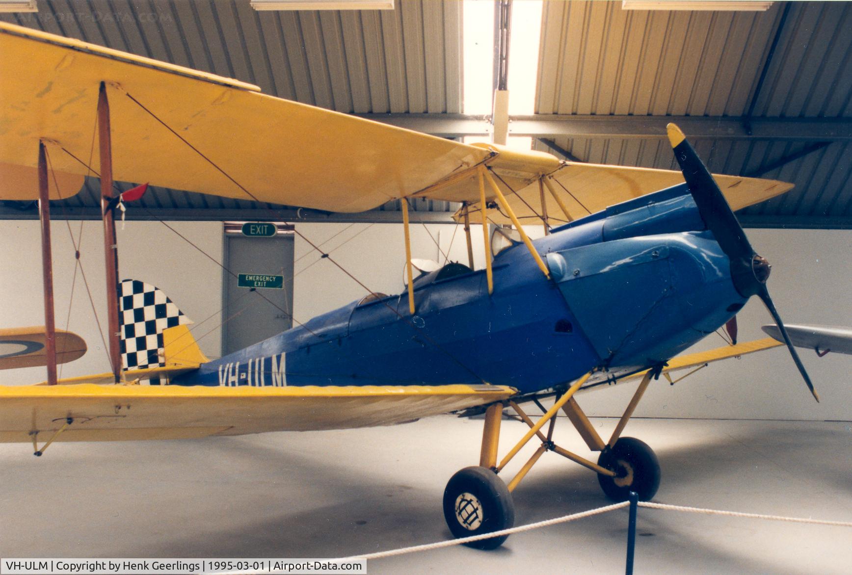 VH-ULM, 1929 De Havilland DH.60M Moth C/N 1403, Air World Wangaratta ; Museum closed.