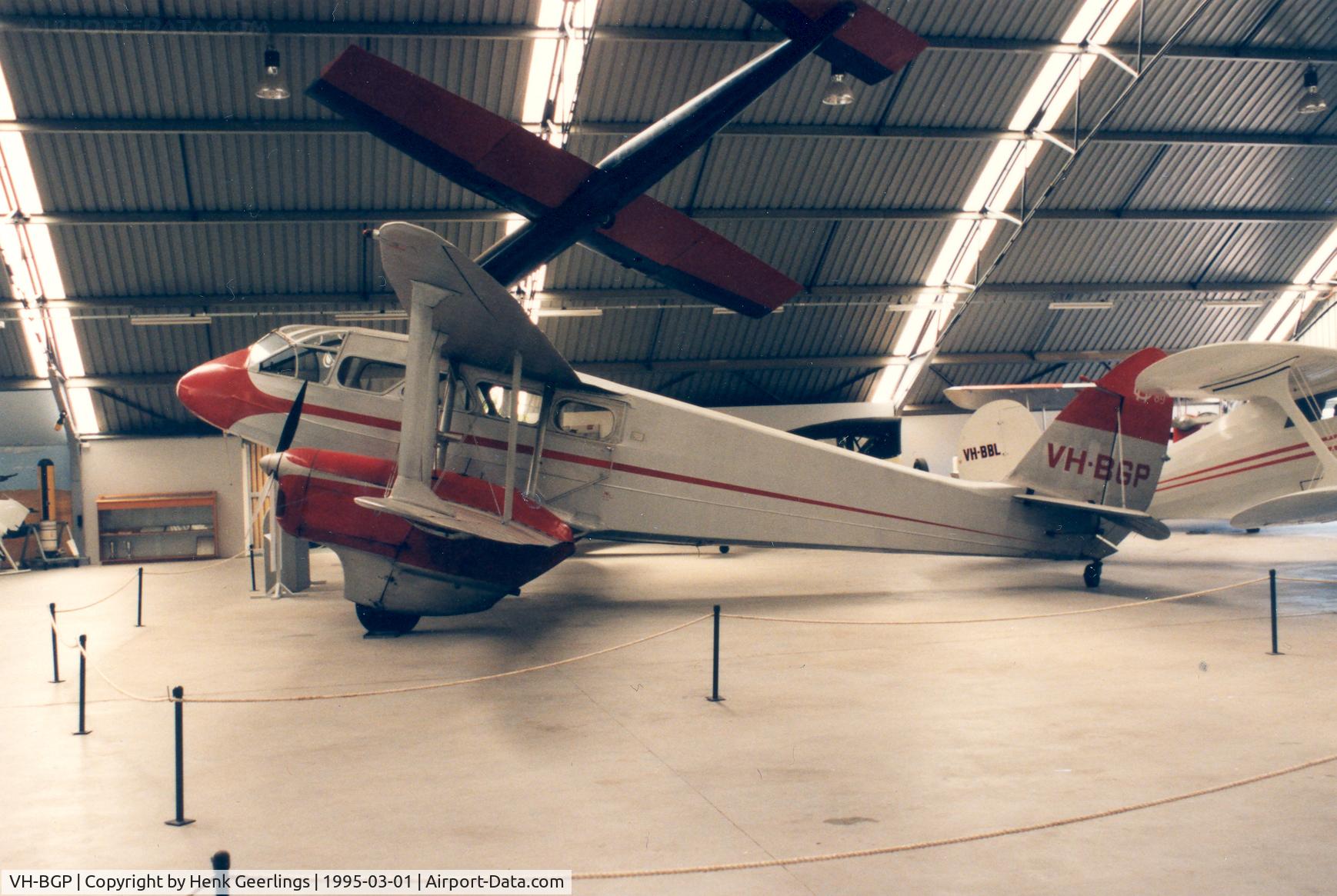 VH-BGP, 1942 De Havilland DH-89B Dominie C/N 6648, Air World Wangaratta Museum; Now closed