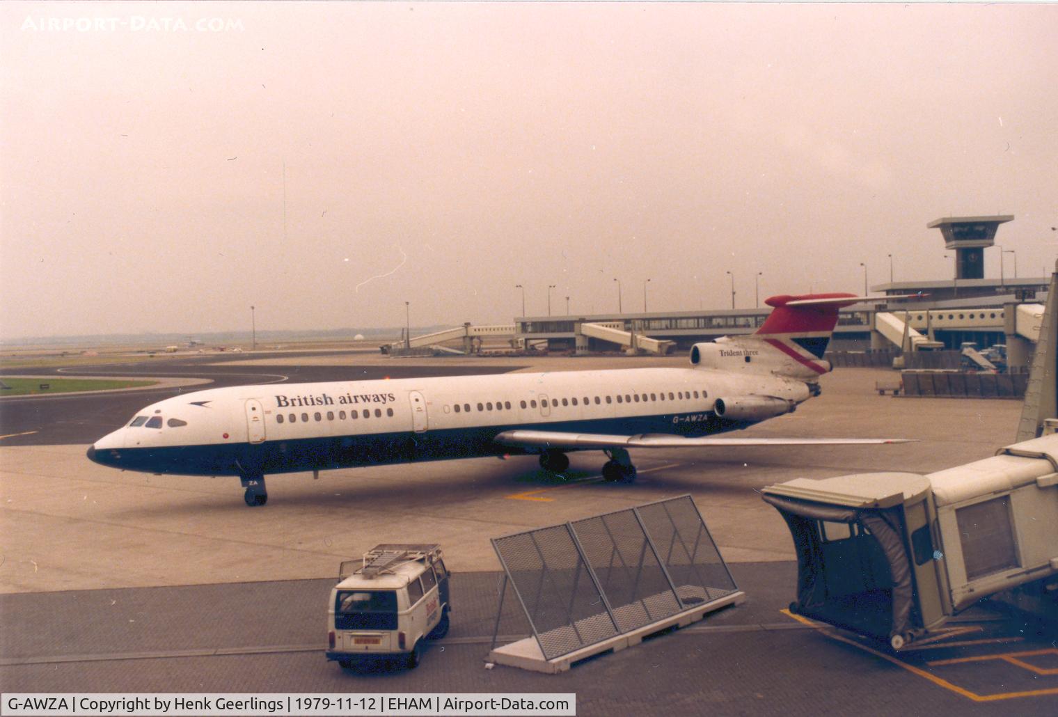 G-AWZA, 1970 Hawker Siddeley HS-121 Trident 3B-101 C/N 2302, British Airways
