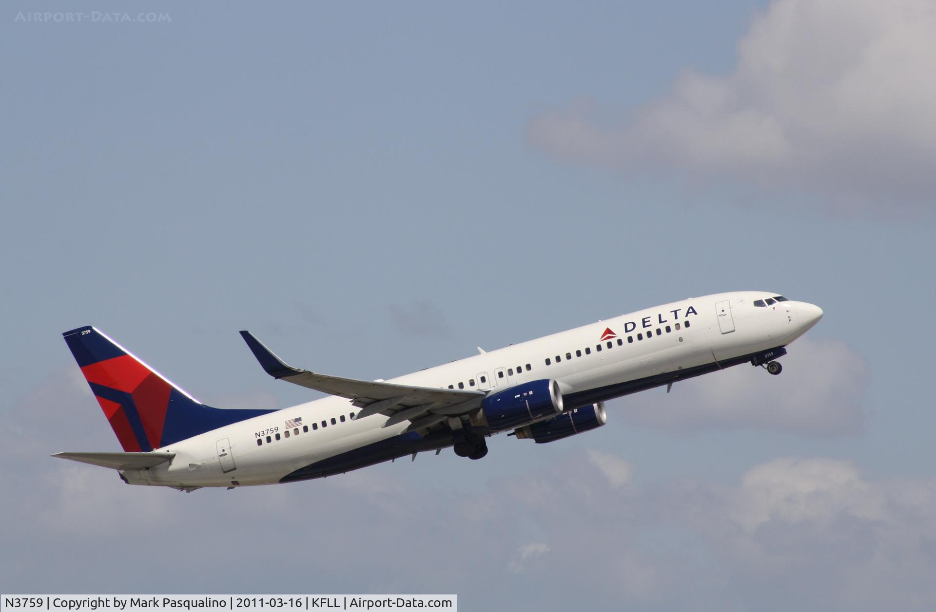 N3759, 2001 Boeing 737-832 C/N 30815, Boeing 737-800