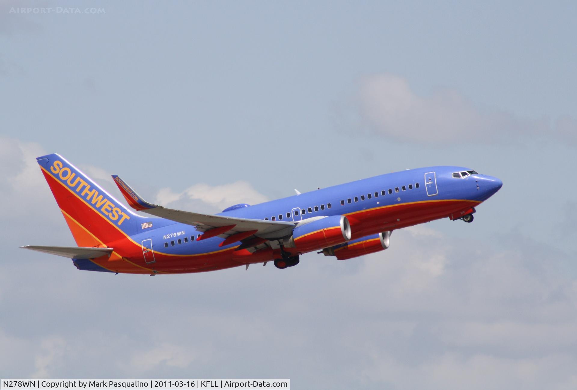 N278WN, 2007 Boeing 737-7H4 C/N 36441, Boeing 737-700