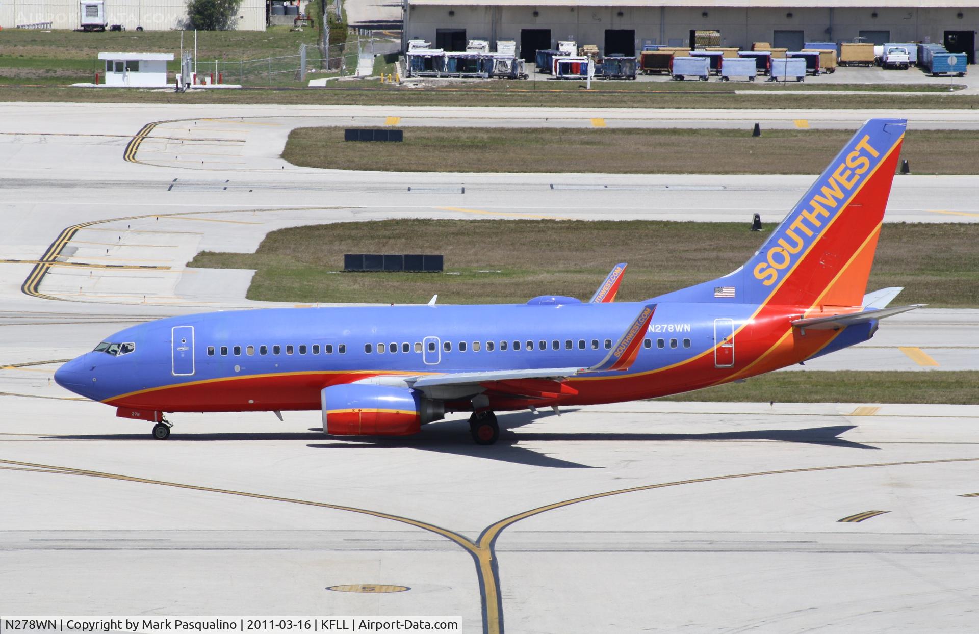 N278WN, 2007 Boeing 737-7H4 C/N 36441, Boeing 737-700