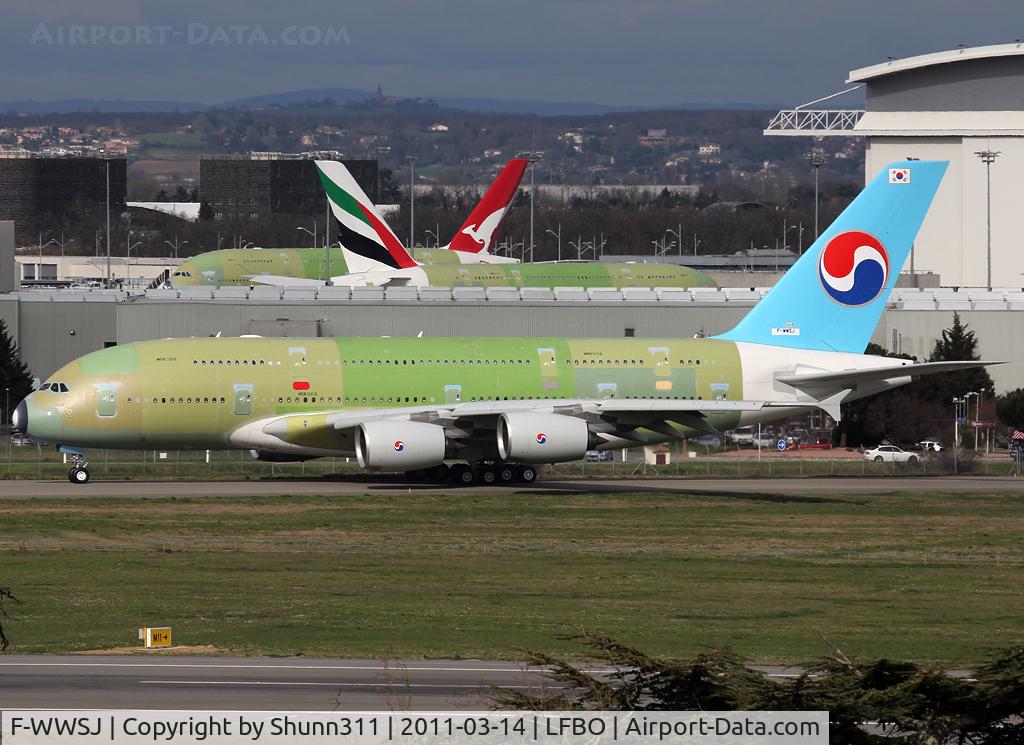 F-WWSJ, 2011 Airbus A380-861 C/N 068, C/n 0068 - For Korean Air