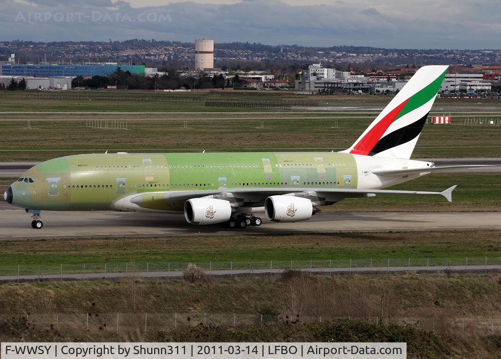 F-WWSY, 2011 Airbus A380-861 C/N 077, C/n 0077 - For Emirates