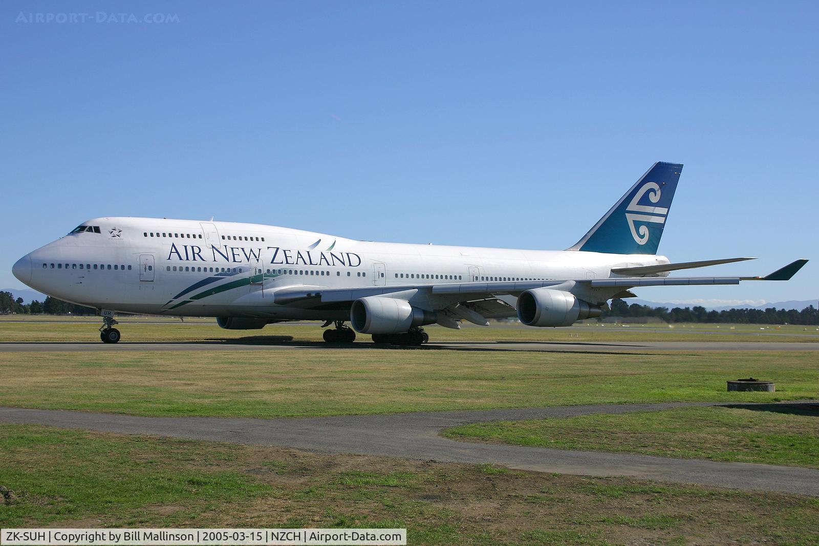 ZK-SUH, 1991 Boeing 747-475 C/N 24896, taxi to 02, A7