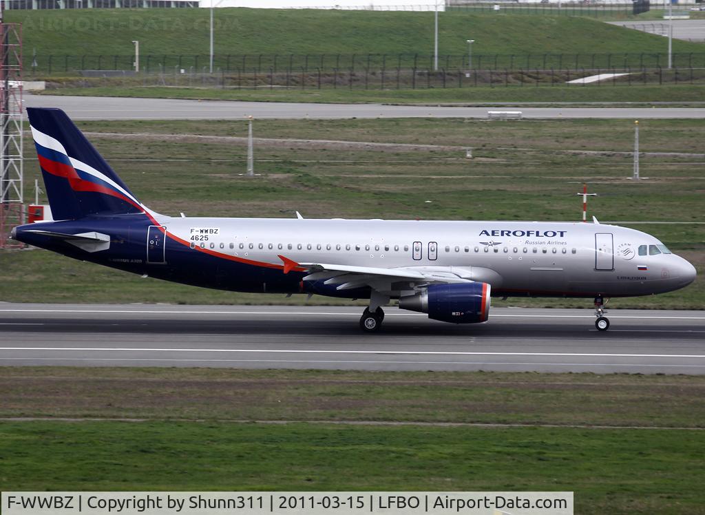 F-WWBZ, 2011 Airbus A320-214 C/N 4625, C/n 4625 - To be VQ-BIR
