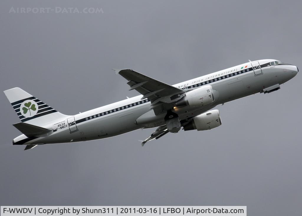 F-WWDV, 2011 Airbus A320-214 C/N 4634, C/n 4634 - To be EI-DVM and now in full retro c/s...