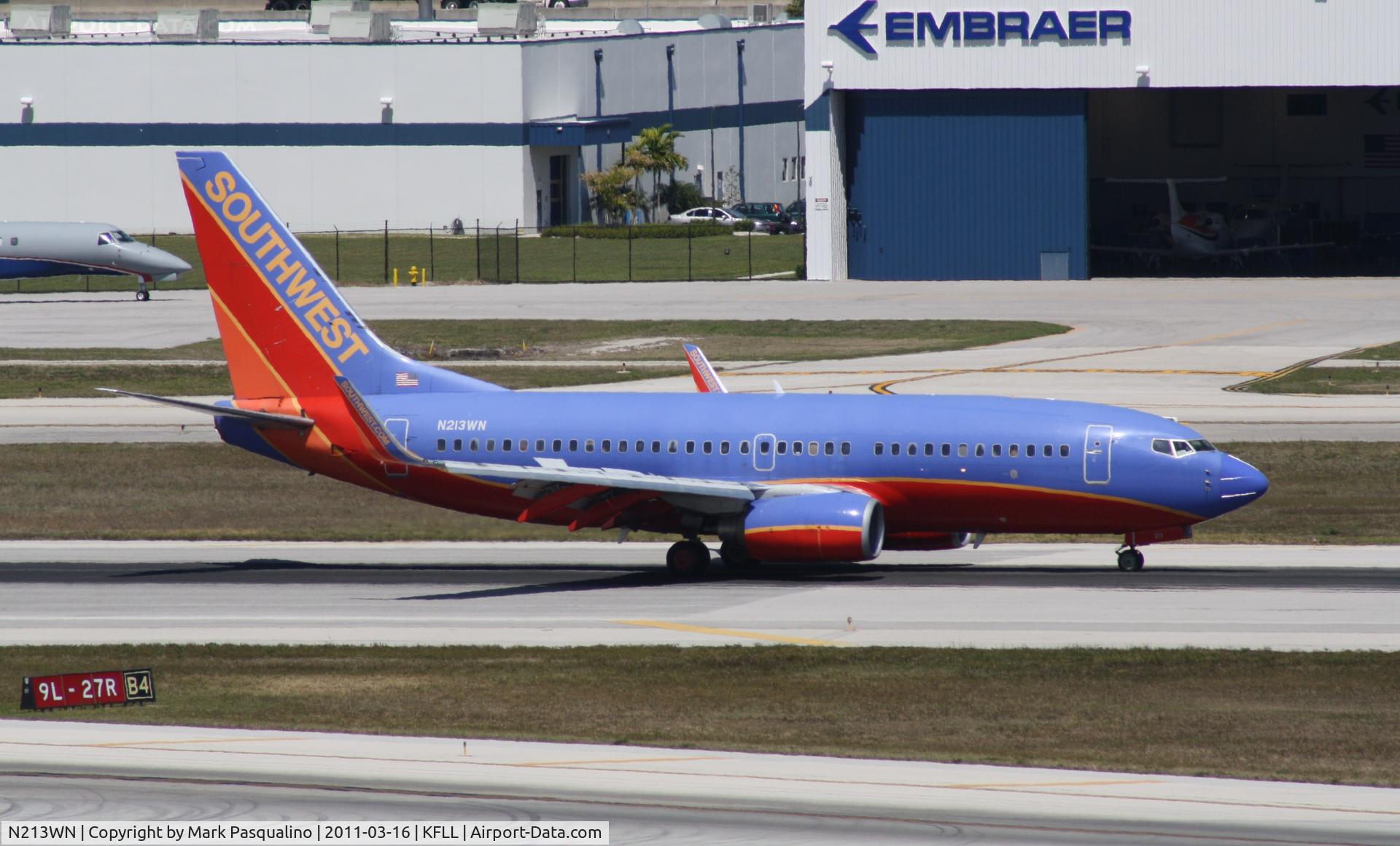 N213WN, 2005 Boeing 737-7H4 C/N 34217, Boeing 737-700