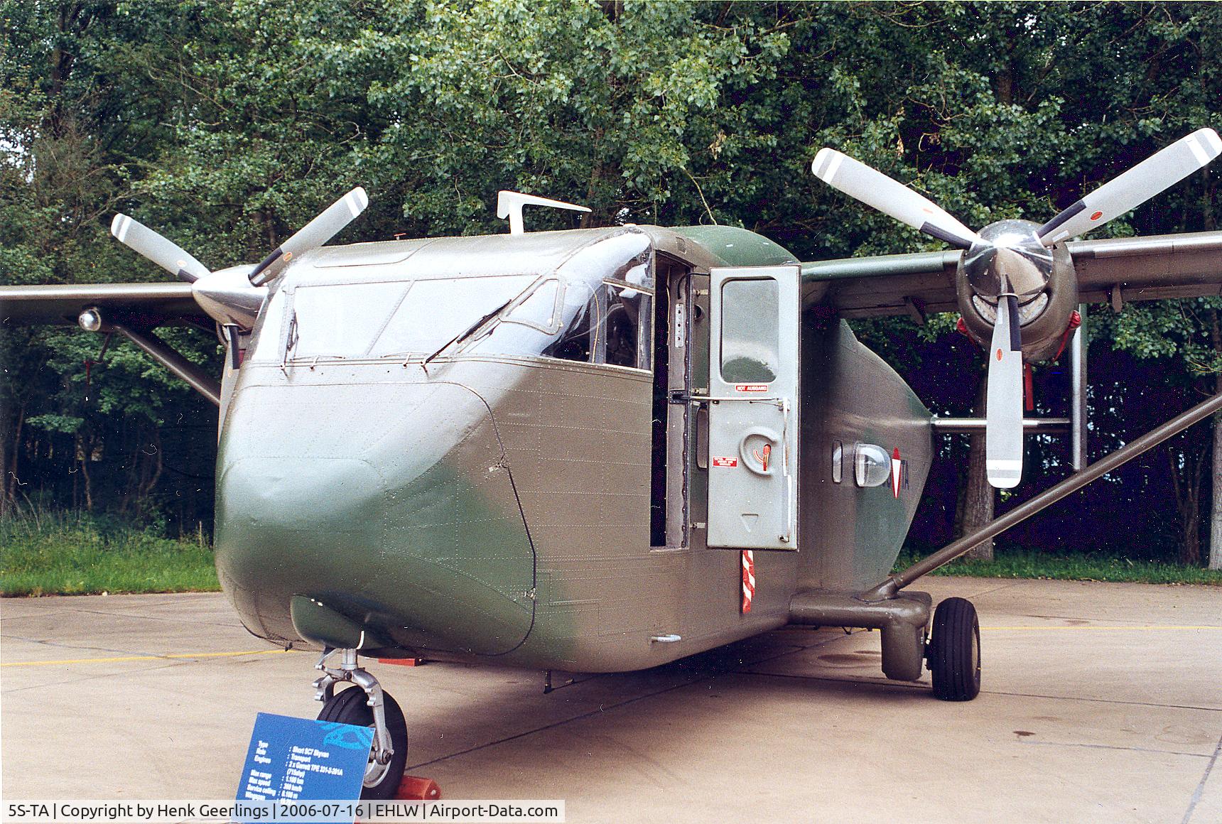 5S-TA, Short SC-7 Skyvan 3M-400 C/N SH.1855, Dutch AF Open Day at Leeuwarden AFB - 2006