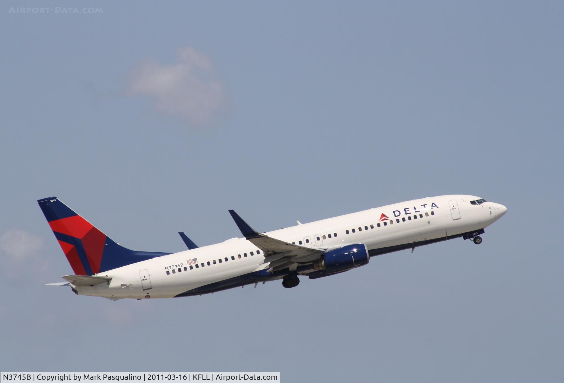 N3745B, 2001 Boeing 737-832 C/N 32373, Boeing 737-800