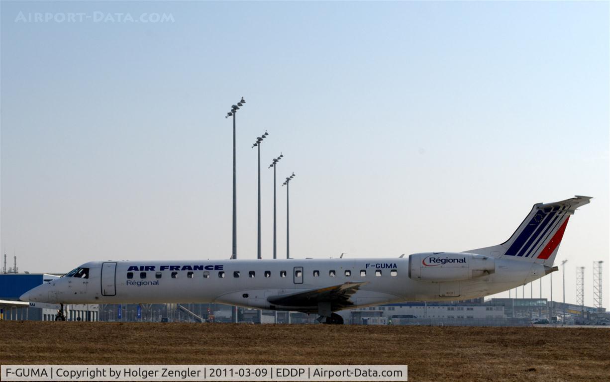 F-GUMA, 2001 Embraer EMB-145MP (ERJ-145MP) C/N 145405, AFR 1417, the morning shuttle to CDG.