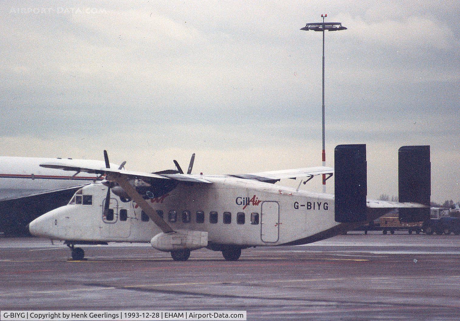 G-BIYG, 1981 Short 330-100 C/N SH.3075, Gill Air
