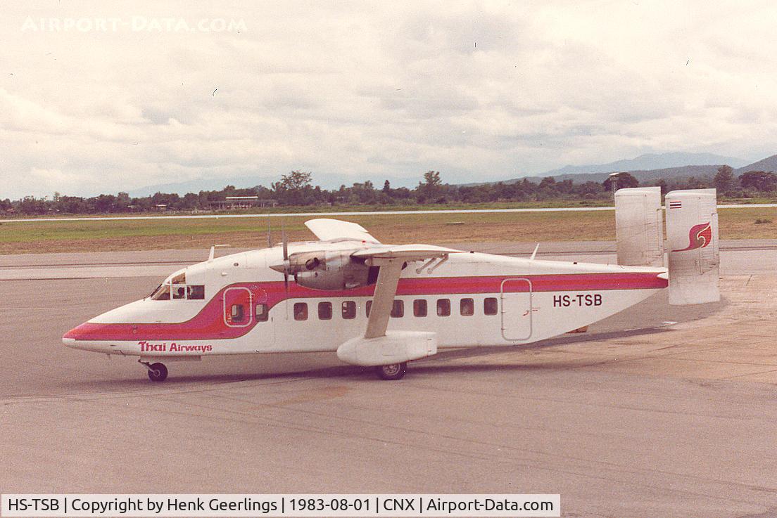 HS-TSB, 1982 Short 330-200 C/N SH3086, Thai Airways