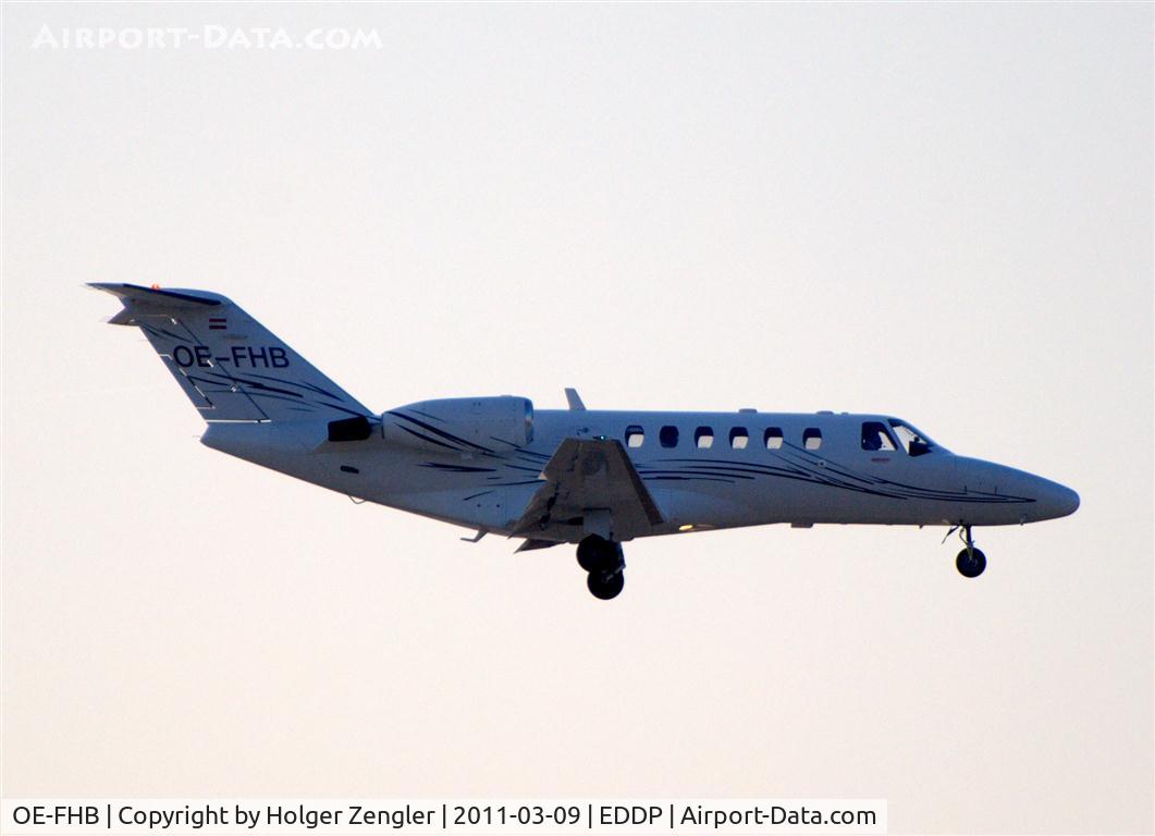 OE-FHB, 2001 Cessna 525A CitationJet CJ2 C/N 525A-0049, Visitor from Austria on final approach.