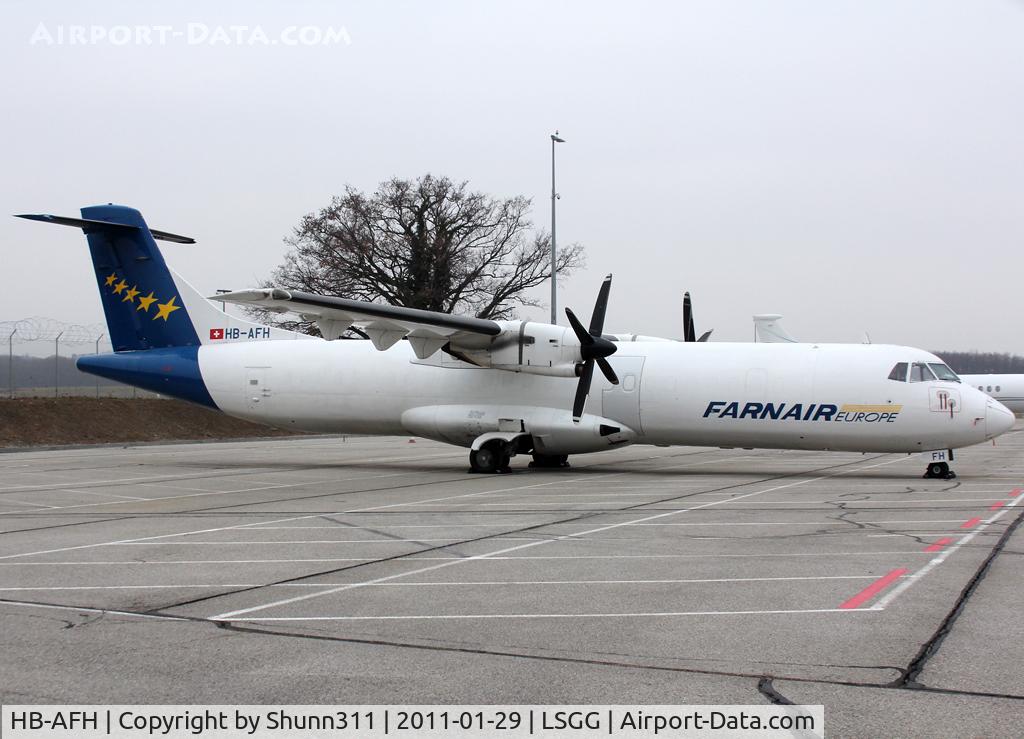 HB-AFH, 1992 ATR 72-202 C/N 313, Parked...