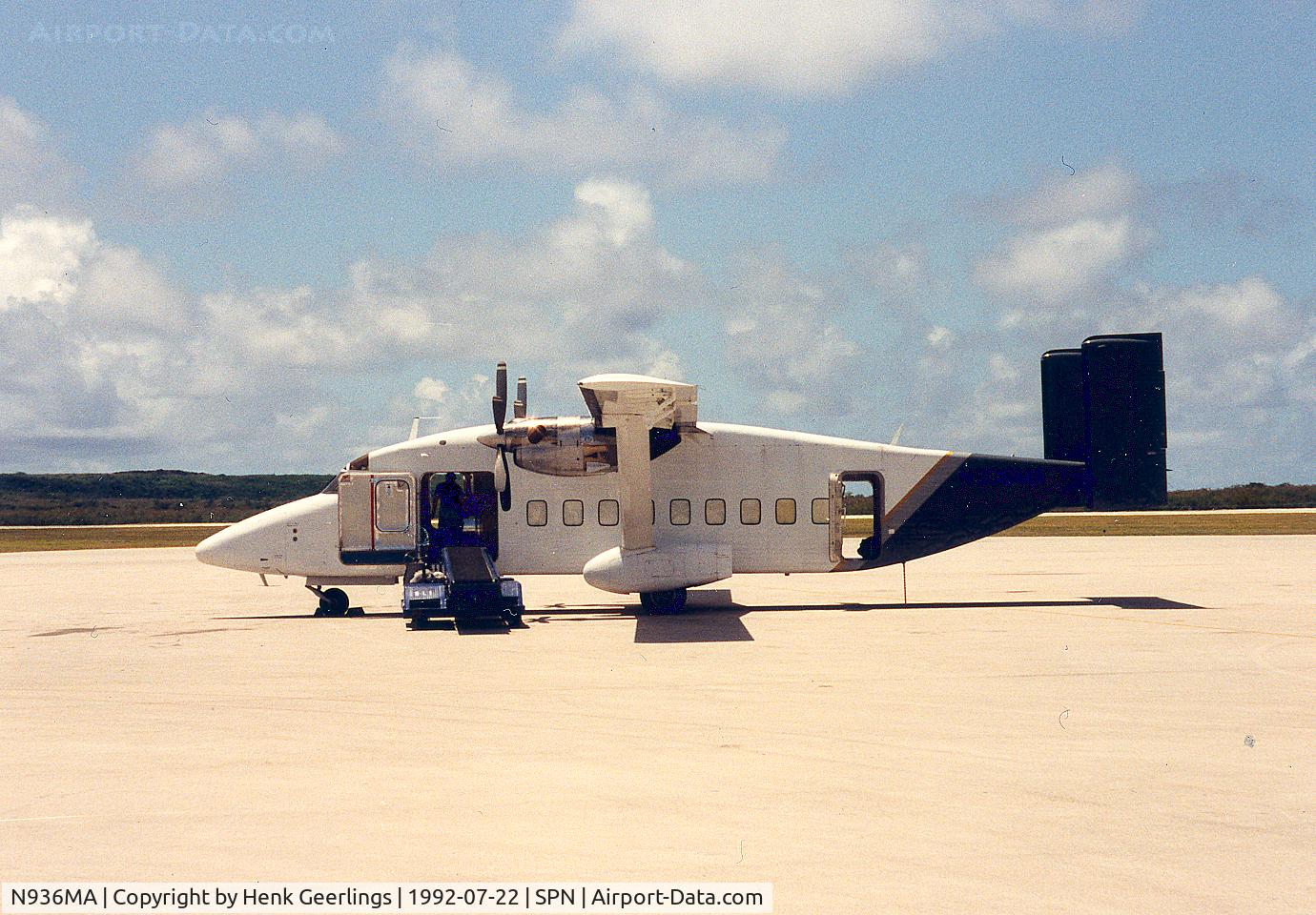 N936MA, 1979 Short SD3-30 C/N SH-3036, Alliance Air - Saipan