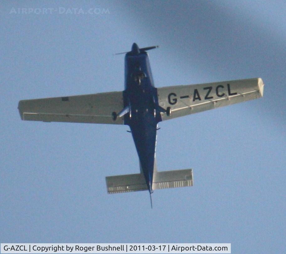 G-AZCL, 1969 Beagle B-121 Pup Series 2 (Pup 150) C/N B121-154, Taken flying over North Gorley Hampshire.