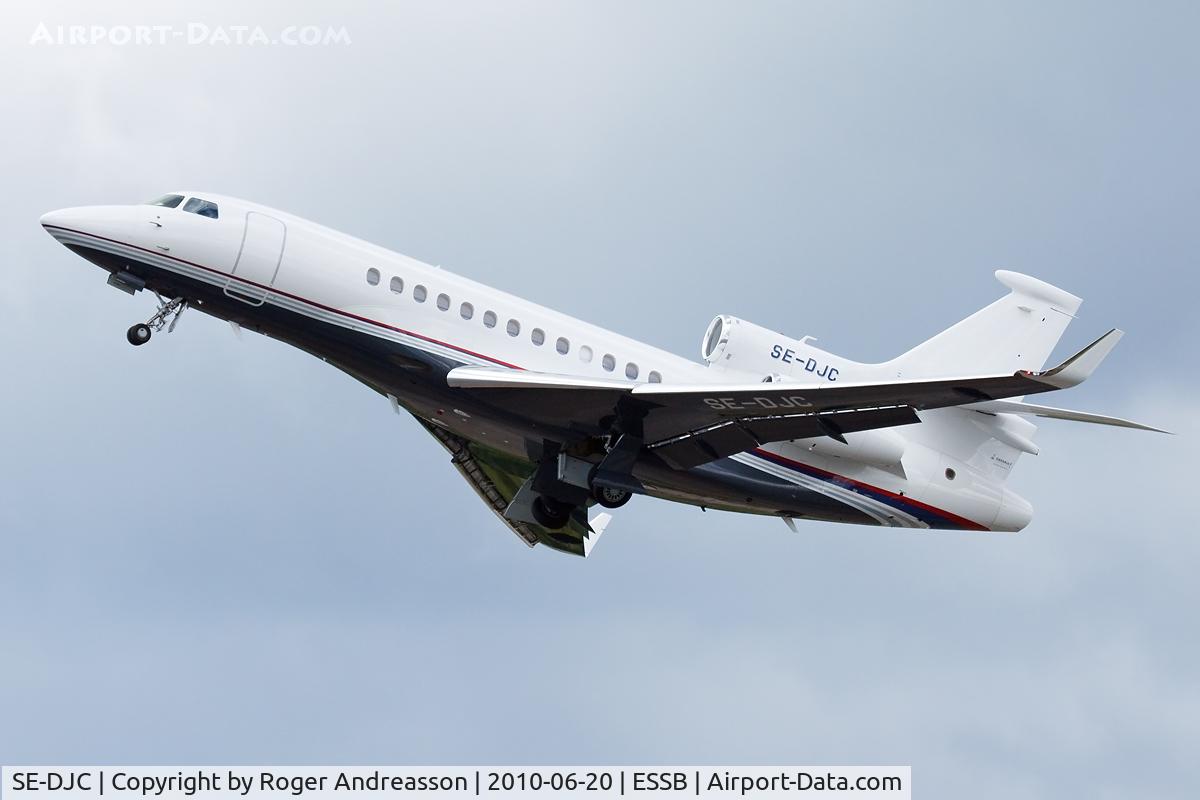 SE-DJC, 2009 Dassault Falcon 7X C/N 078, Blue Chip Jet HB