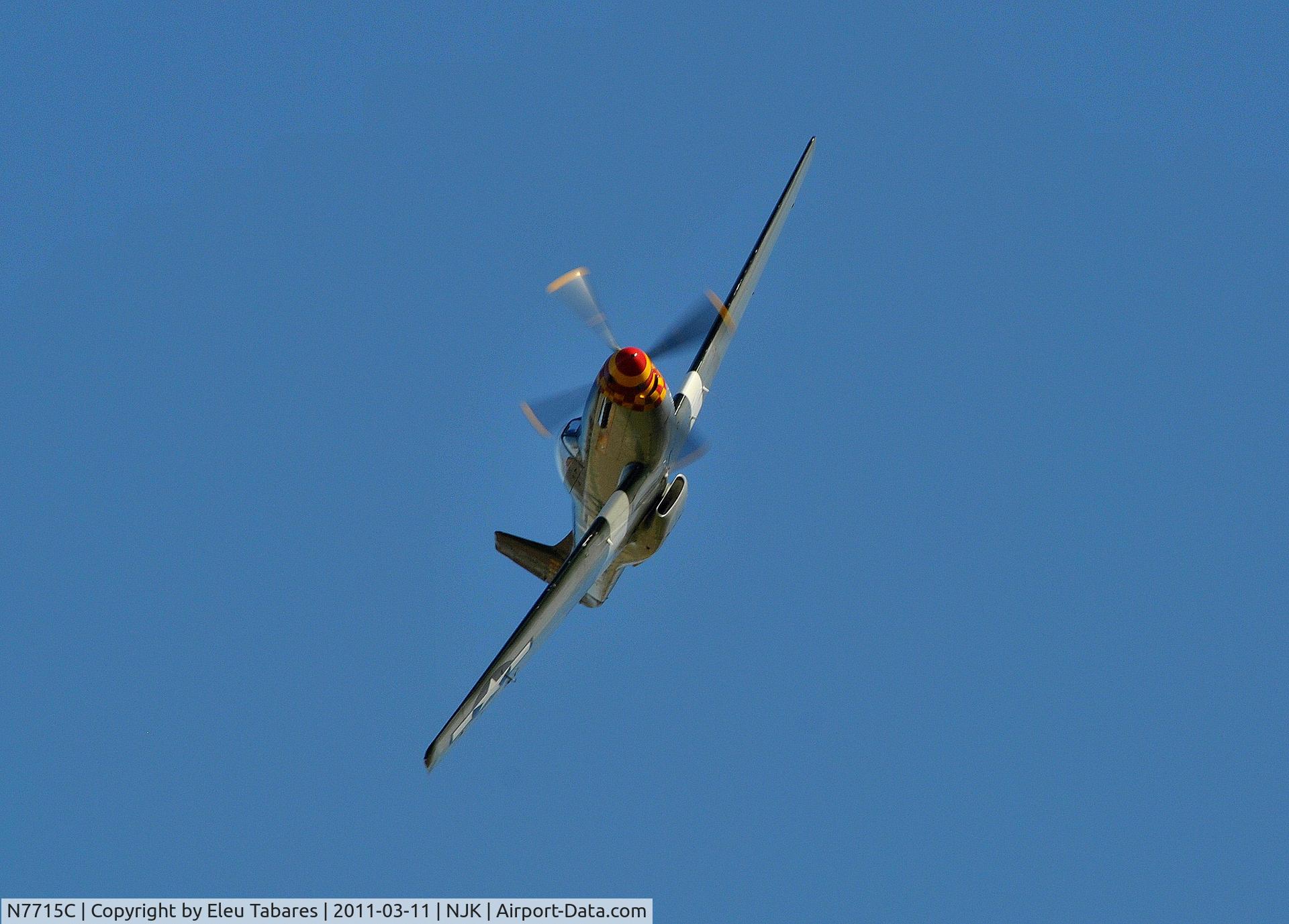 N7715C, 1944 North American P-51D C/N 44-84961A (124-44817), Taken at the Naval Air Facility in El Centro, California on March 11, 2011