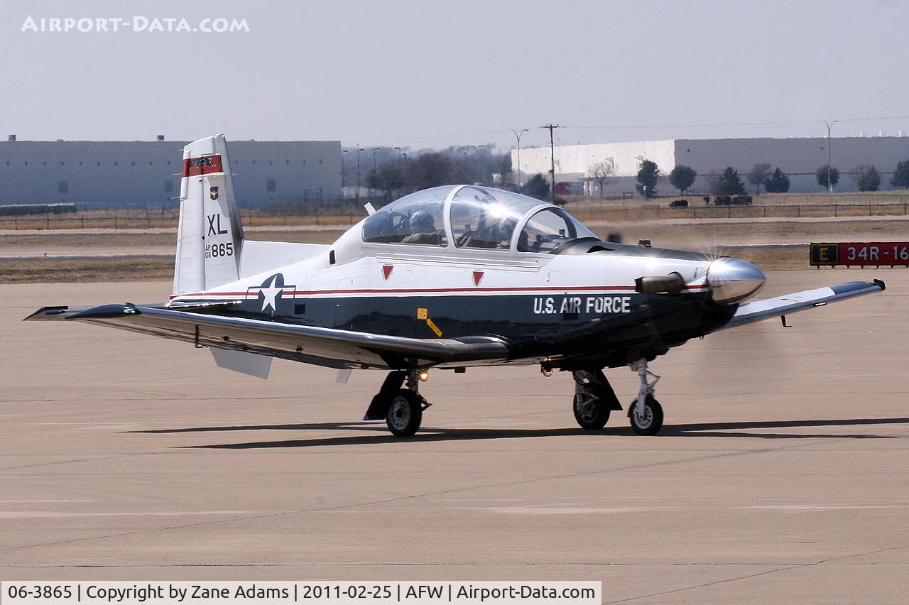 06-3865, 2005 Raytheon T-6A Texan II C/N PT-420, At Alliance Airport, Ft. Worth, TX
