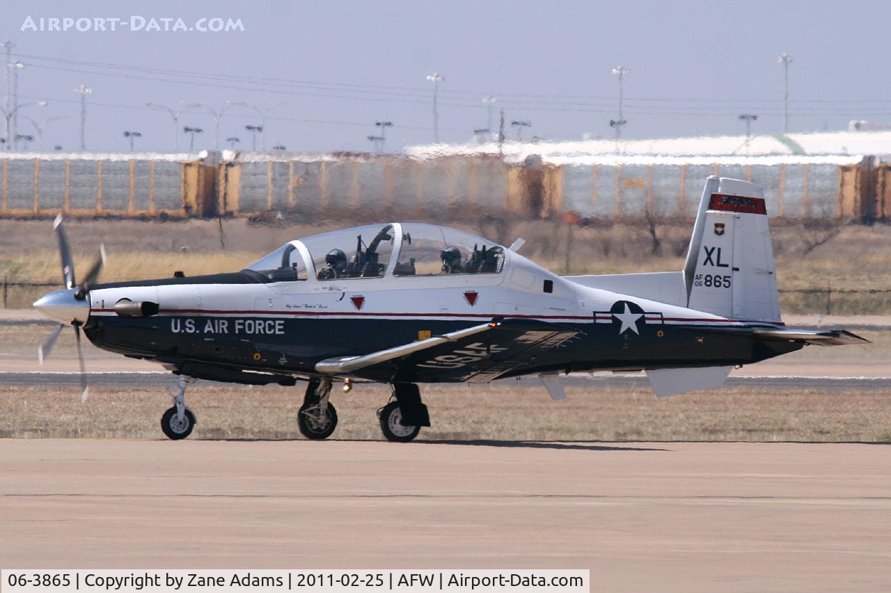 06-3865, 2005 Raytheon T-6A Texan II C/N PT-420, At Alliance Airport, Ft. Worth, TX
