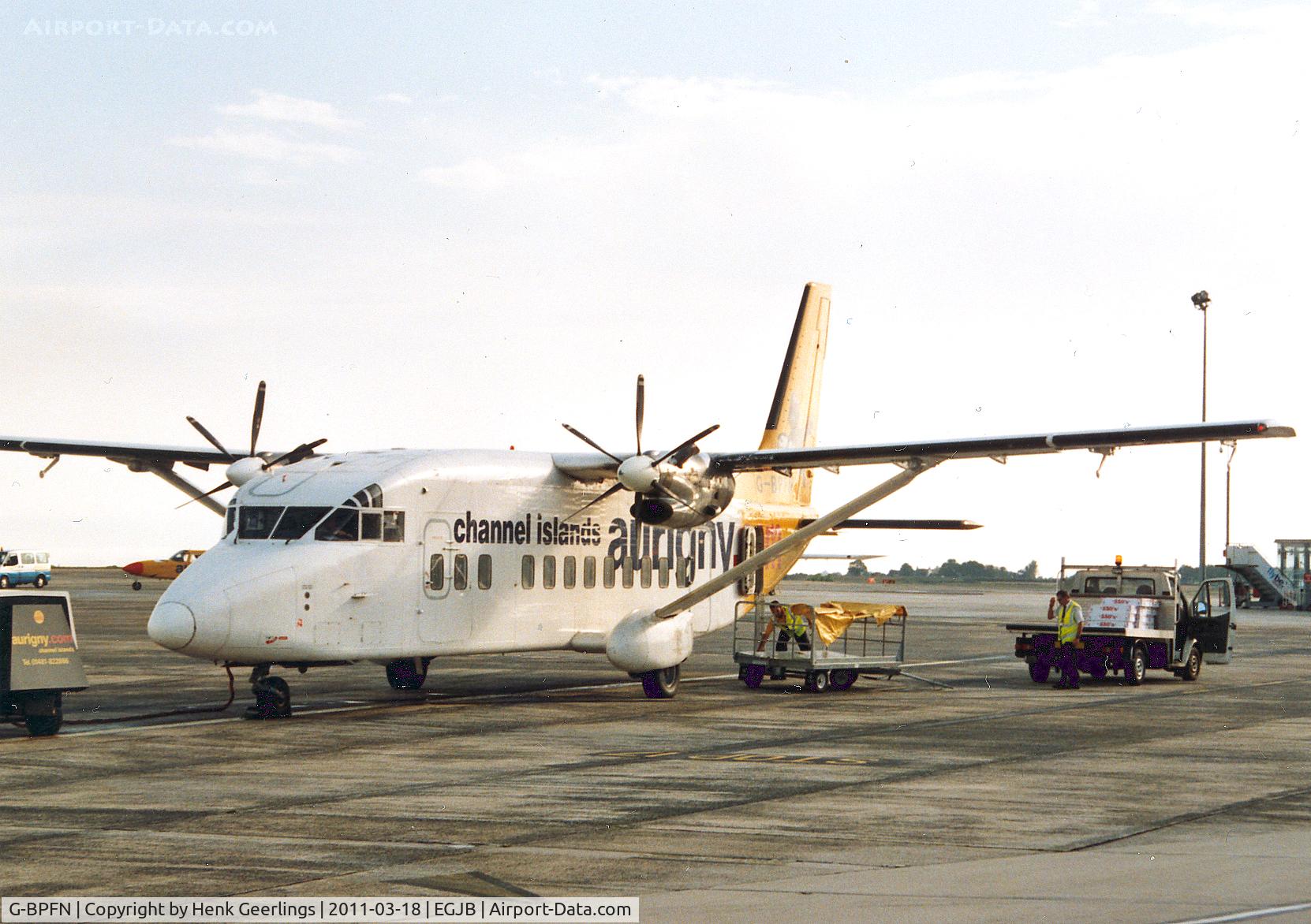 G-BPFN, 1988 Short 360-100 C/N SH.3747, Aurigny Air Service - Channel Islands