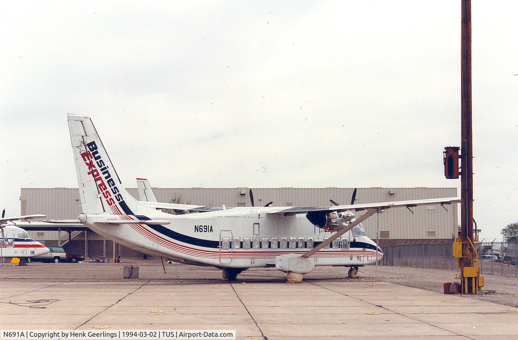 N691A, 1983 Short SD3-60-100 C/N SH3618, Business Express (Ex)