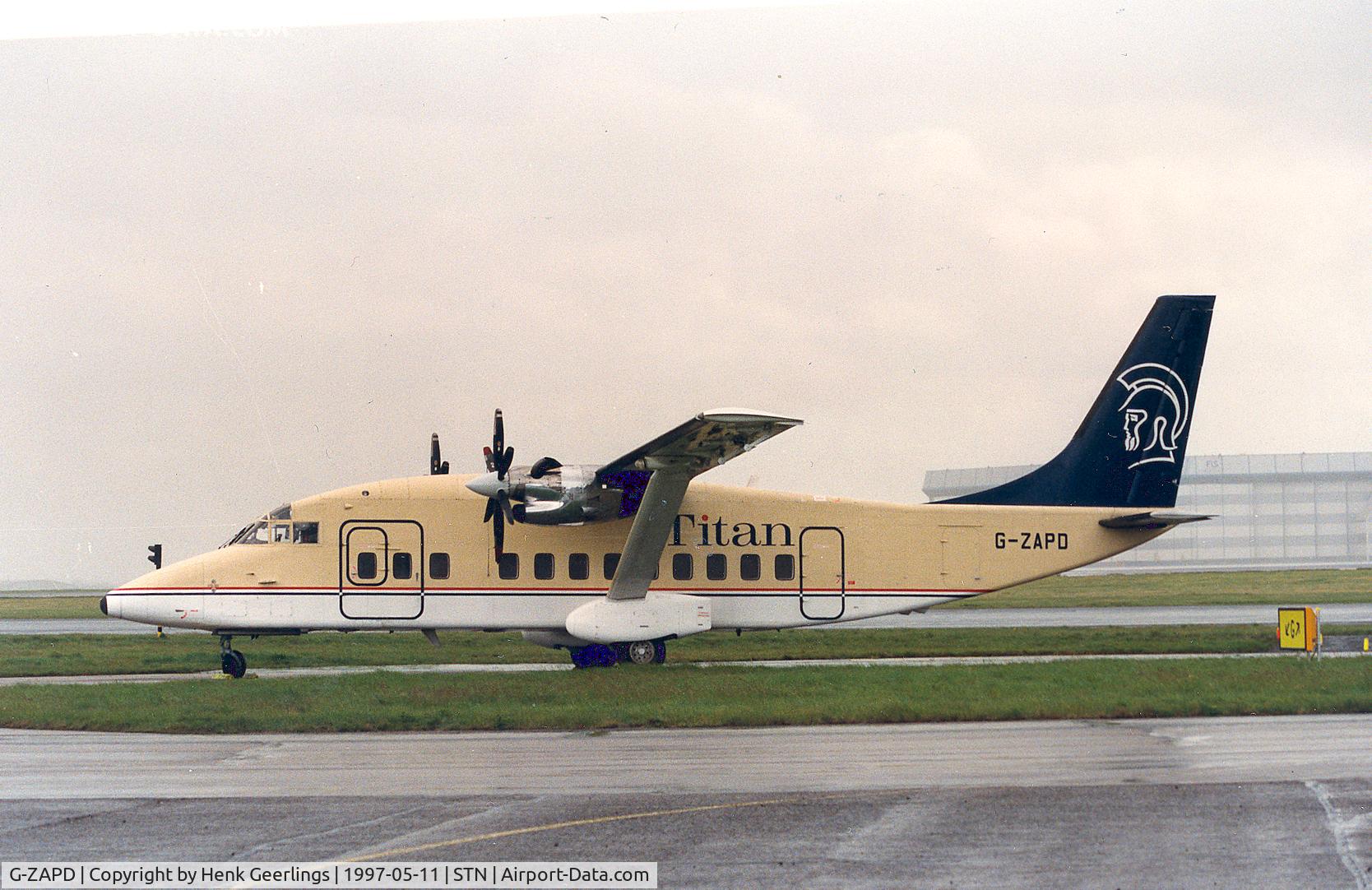 G-ZAPD, 1988 Short SD3-60-300 C/N SH.3741, Titan Airways