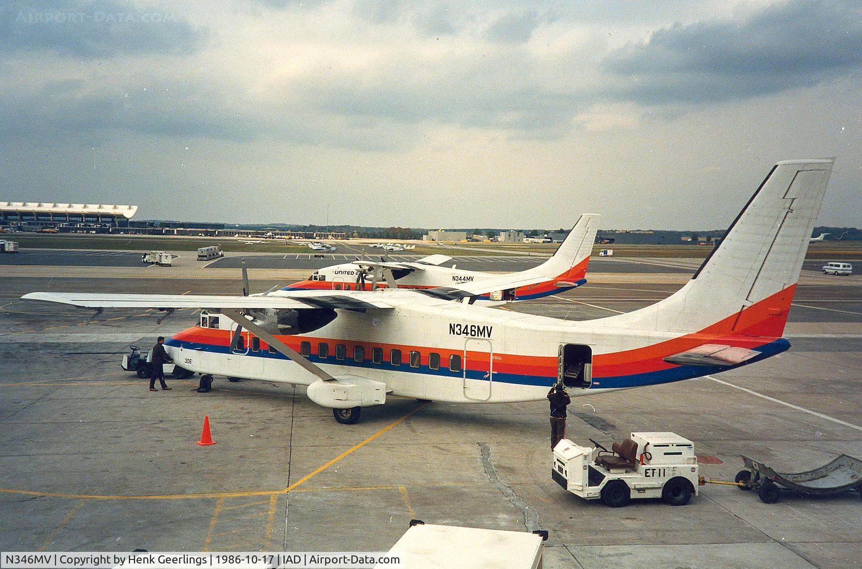 N346MV, 1984 Short SD3-60 (C-23C) C/N SH3410, United Express