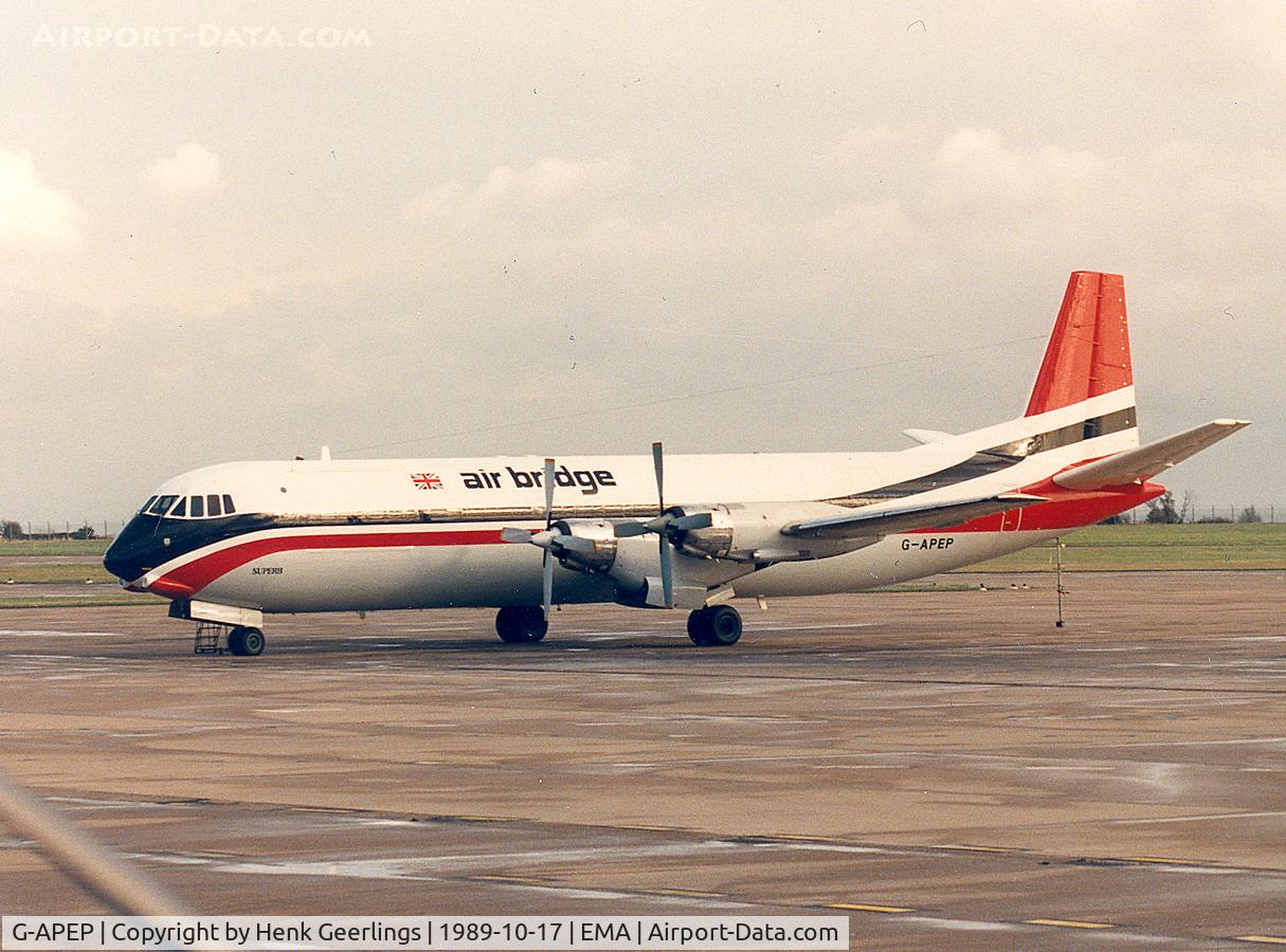 G-APEP, 1961 Vickers Vanguard 953 C/N 719, Air Bridge
