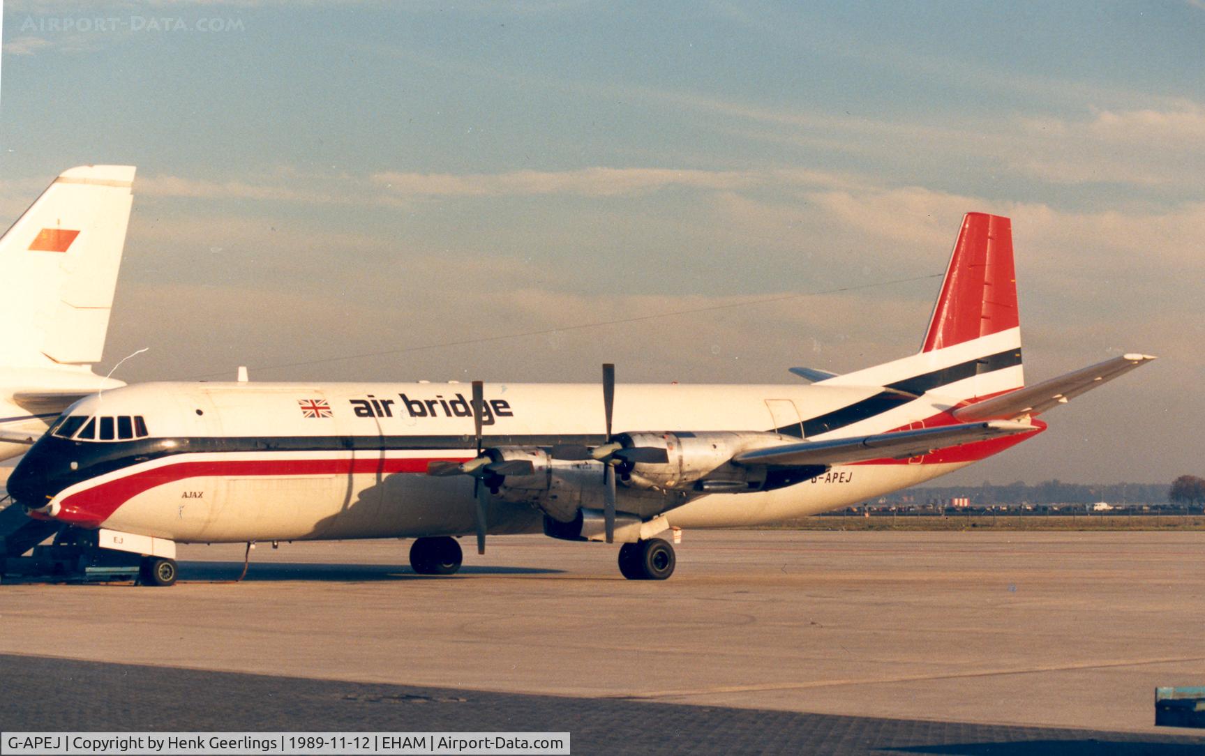 G-APEJ, 1961 Vickers V953C Merchantman C/N 713, Air Bridge