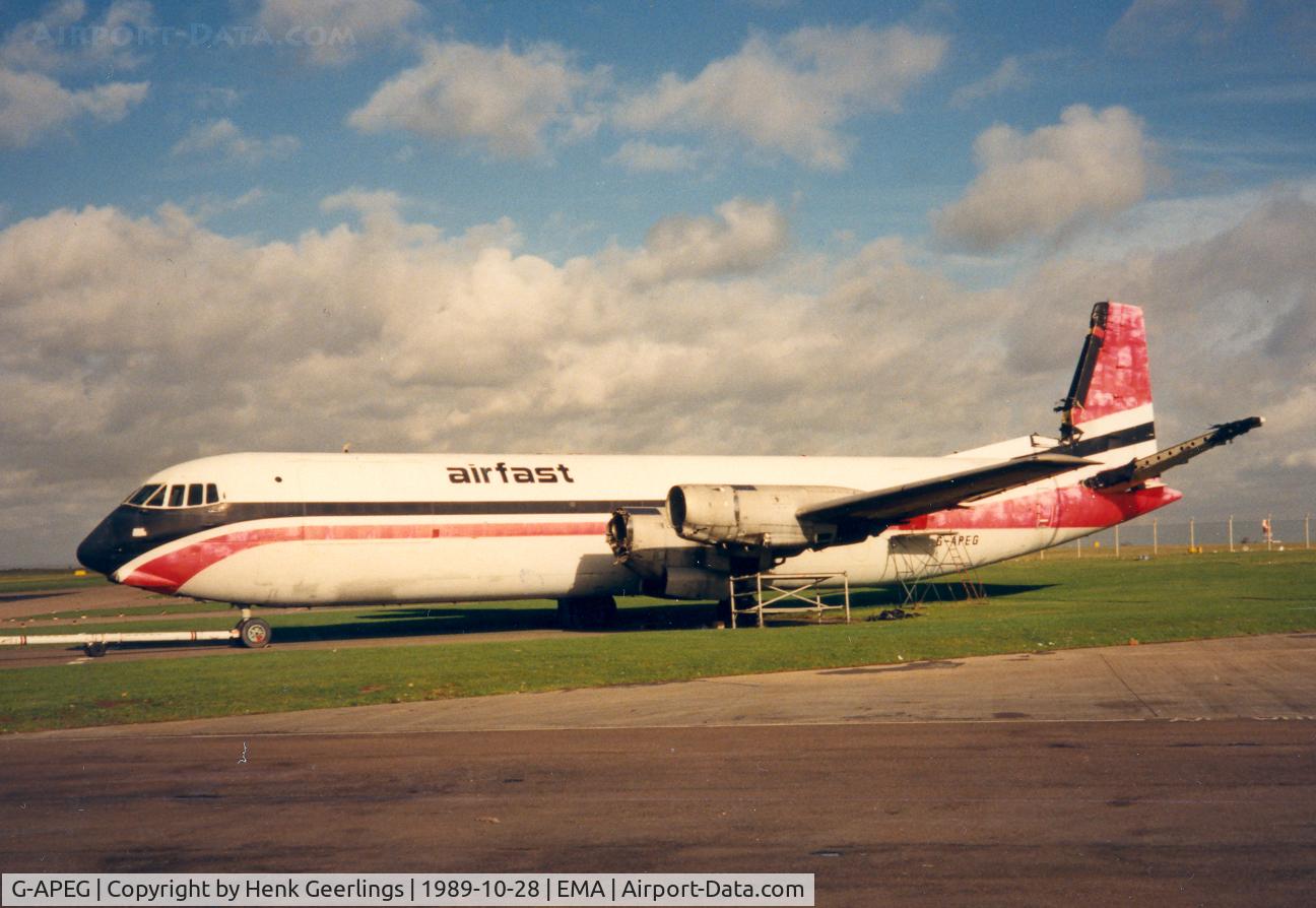G-APEG, 1961 Vickers V953C Merchantman C/N 710, Airfast