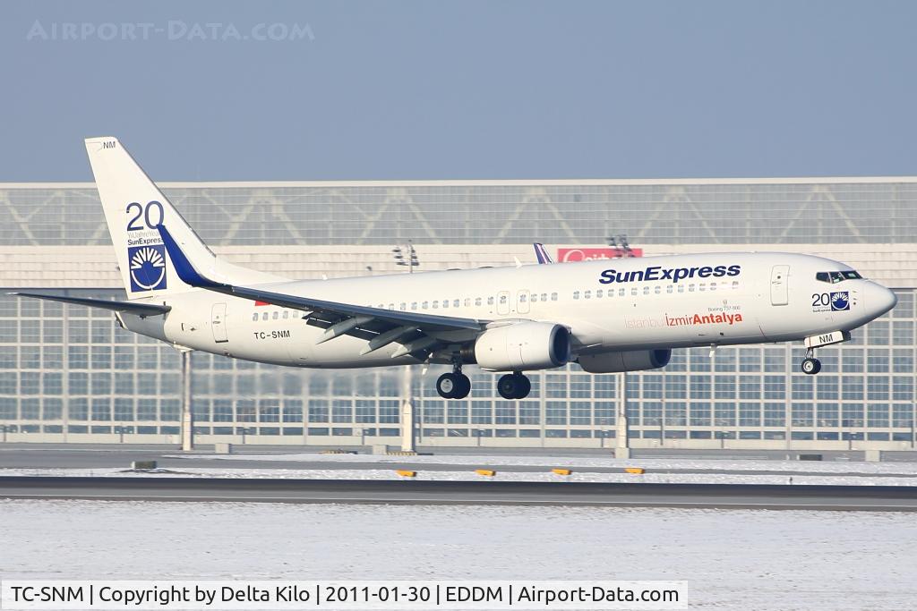 TC-SNM, 2005 Boeing 737-8BK C/N 33023, SXS [XQ] Sun Express