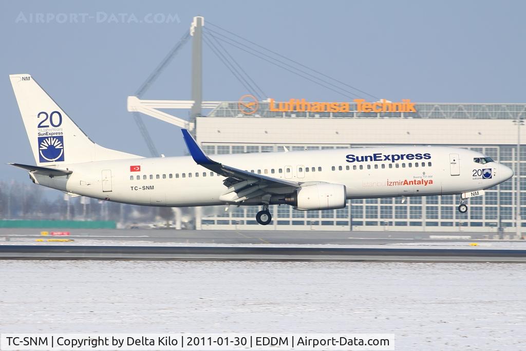 TC-SNM, 2005 Boeing 737-8BK C/N 33023, SXS [XQ] Sun Express