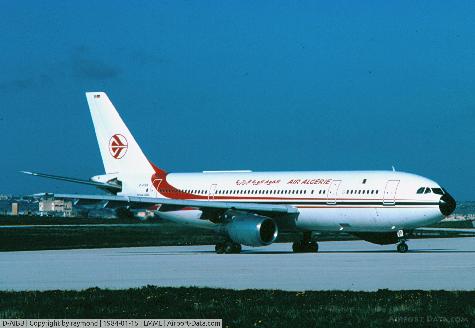D-AIBB, 1978 Airbus A300B4-2C C/N 057, Leased A300 D-AIBB of Air Algerie.