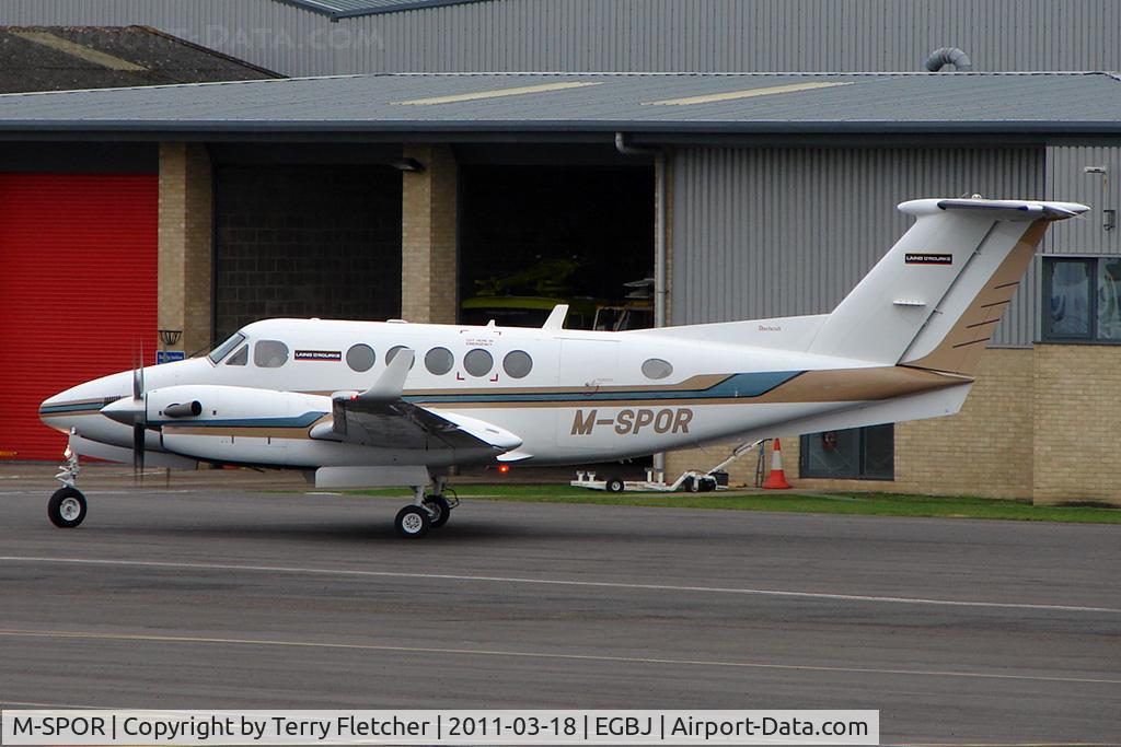 M-SPOR, 1997 Raytheon B200 King Air C/N BB-1557, 1997 Raytheon Aircraft Company BEECH B200, c/n: BB-1557