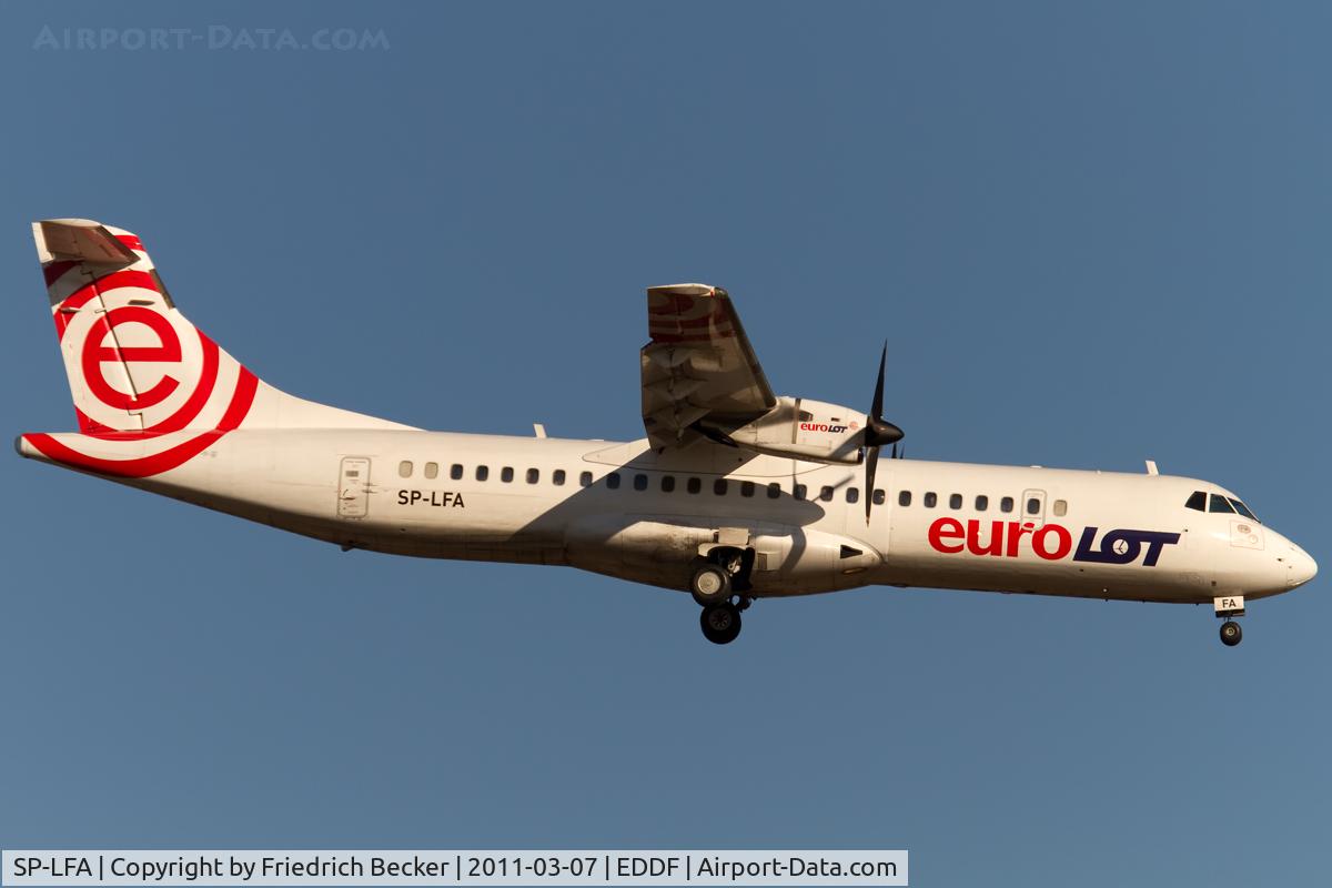 SP-LFA, 1991 ATR 72-202 C/N 246, on final