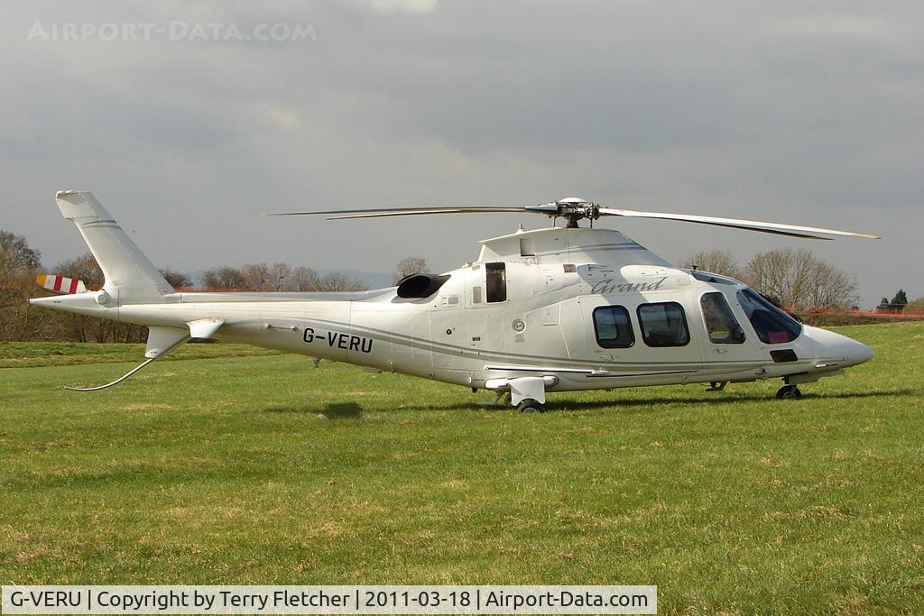 G-VERU, 2007 Agusta A-109S Grand C/N 22050, A visitor to Cheltenham Racecourse on 2011 Gold Cup Day